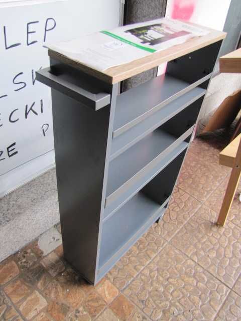 Kesper Regał wnękowy na kółkach, szary wyciągana półka na akcesoria