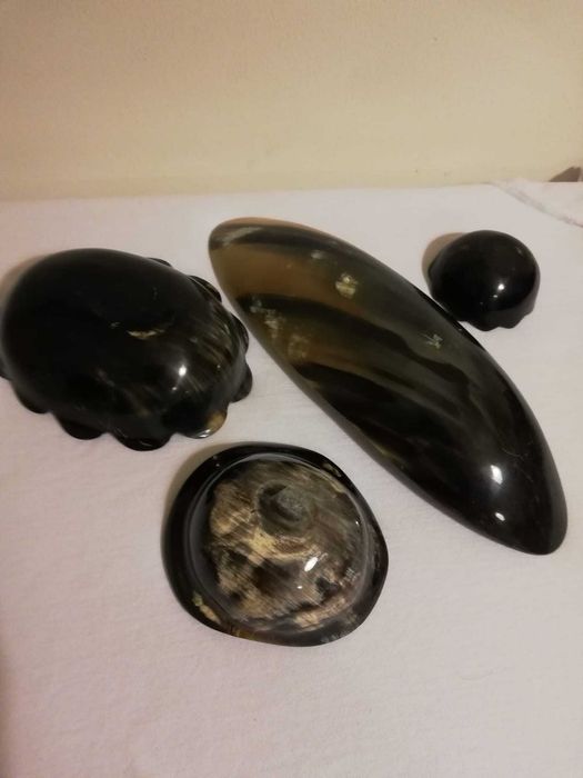 Artesanato brasileiro em chifre de gado