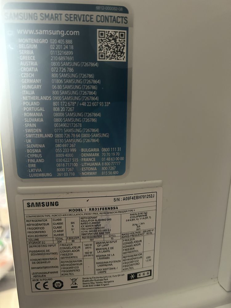 Samsung RB31FERNBSA lodówka