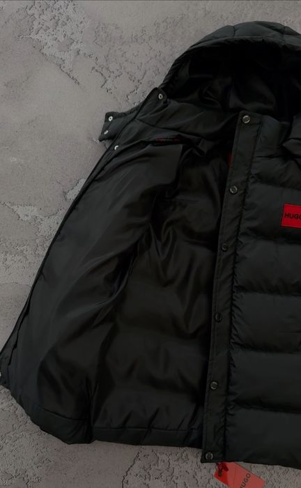 Тепла зимова куртка Hugo чоловіча. Пуховик/курточка. Захист до –20°