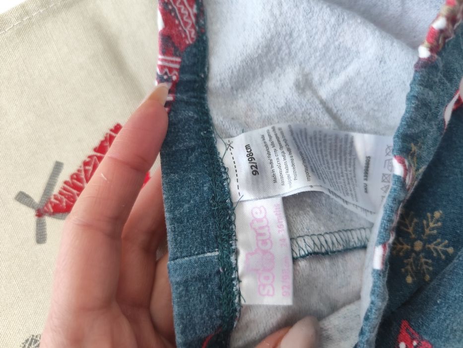 Cieplejsze legginsy rozmiar 92 98