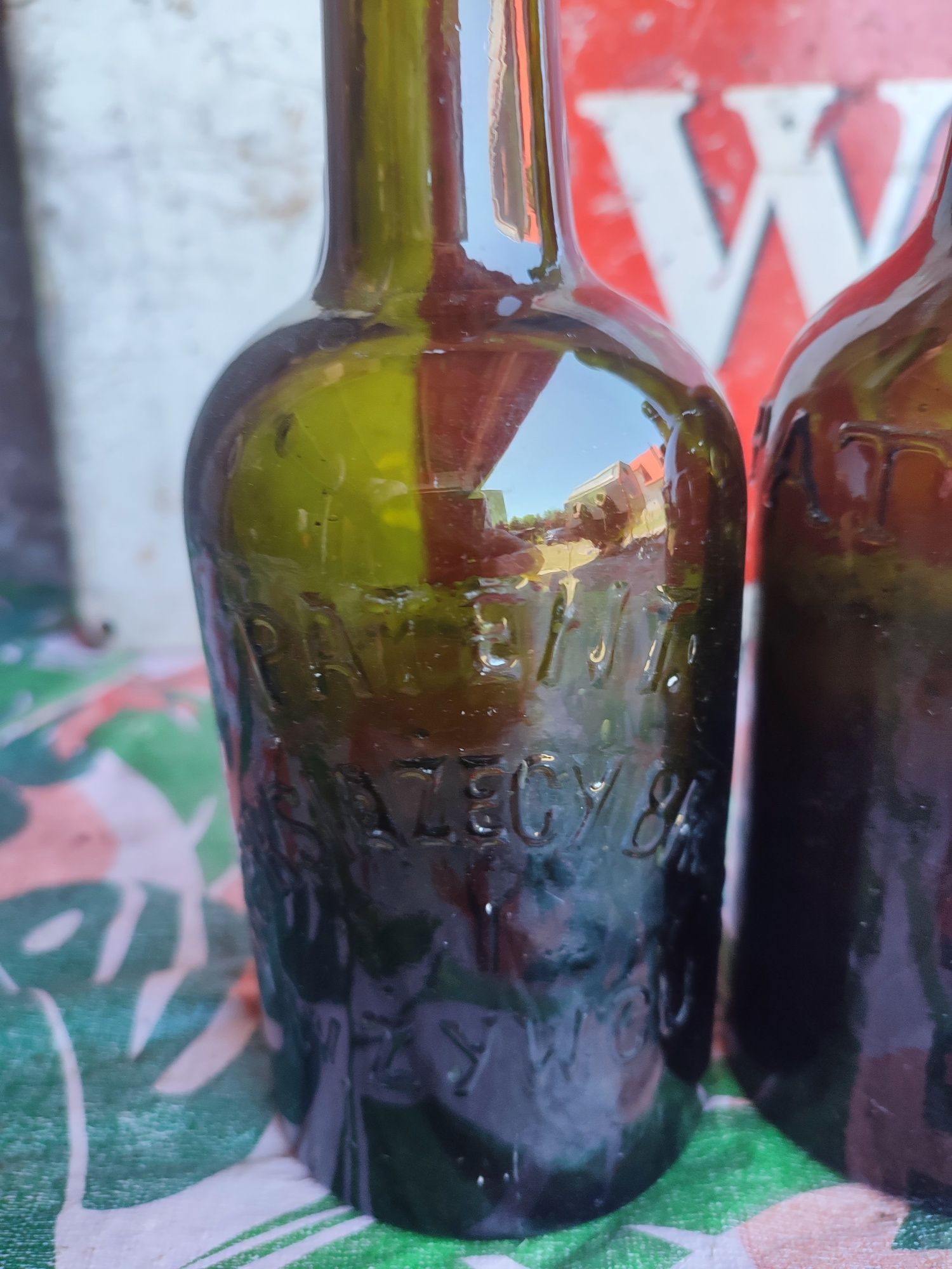 Przedwojenne butelki z browaru Żywiec