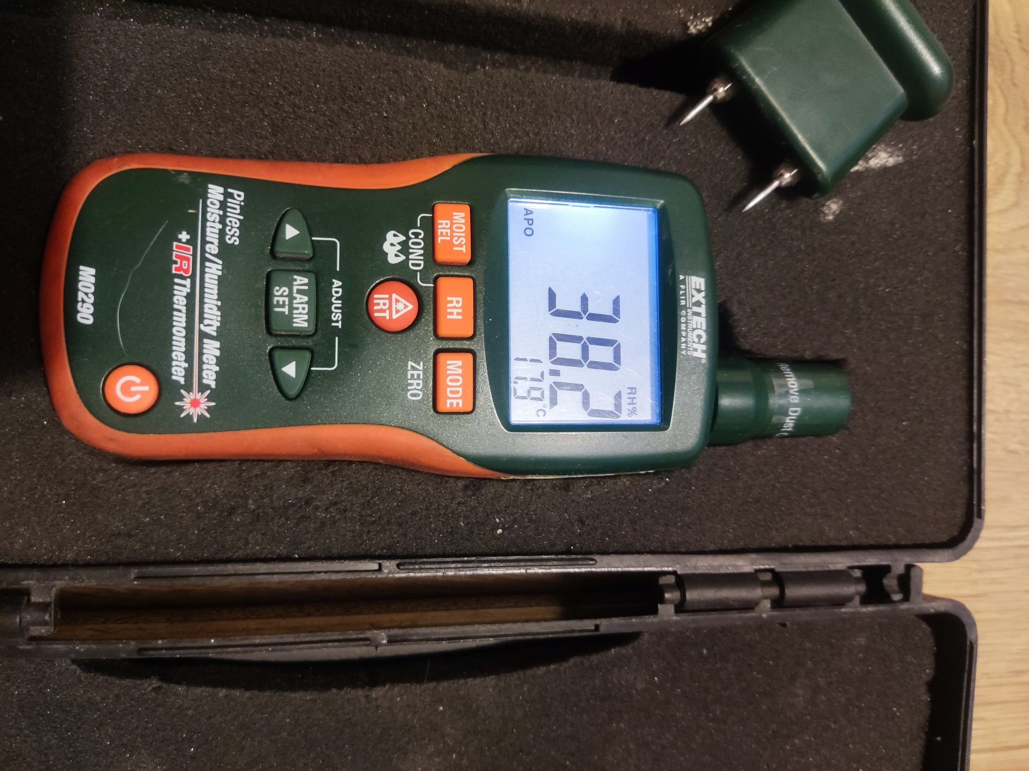 Termohigrometr Extech MO290-EU, 0 do 99 %, -50 - +200 °C, pirometr