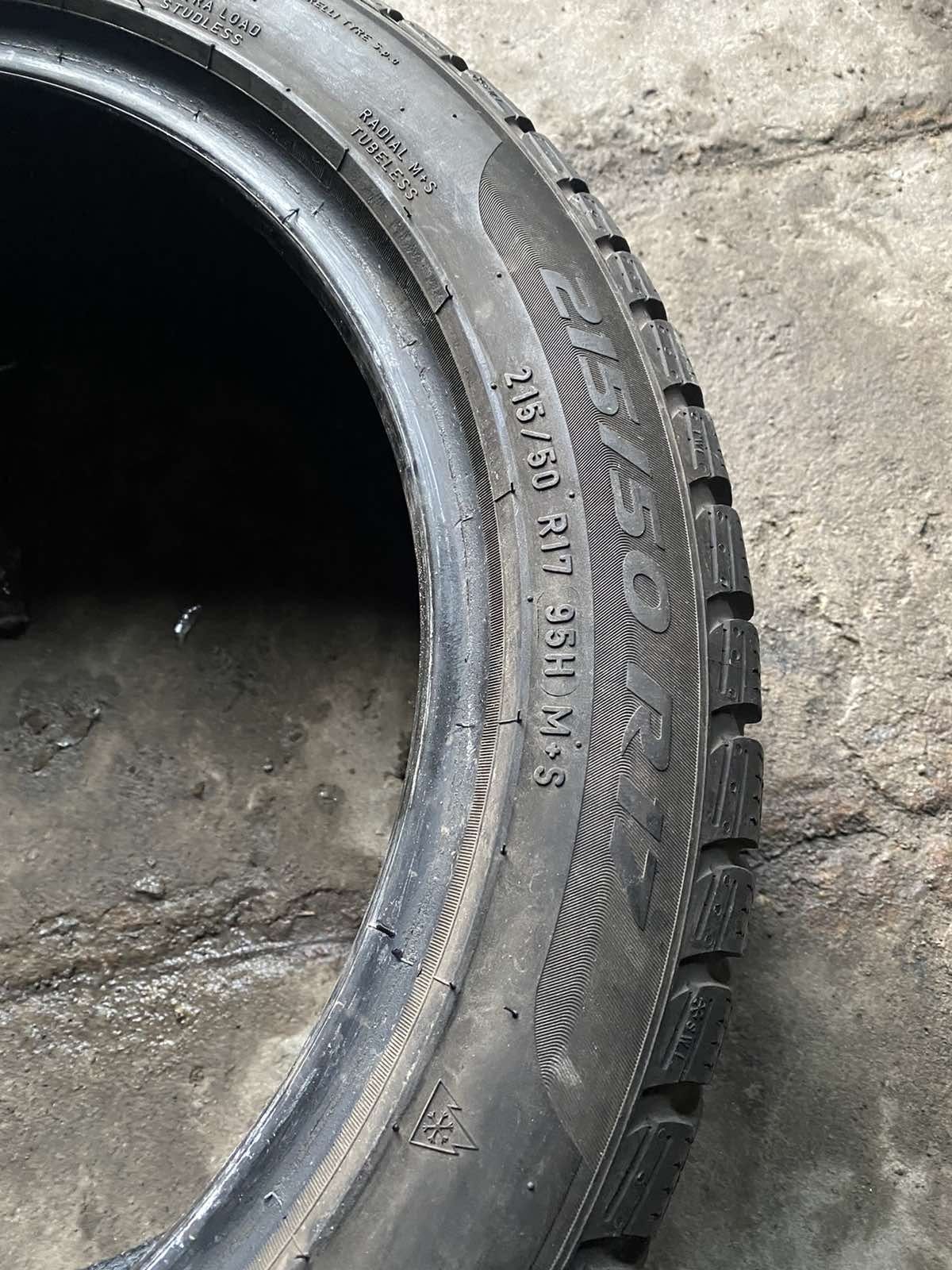 215.50.17 Pirelli 1шт зима БУ склад шины резина 50 R17 Шиномонтаж Харь