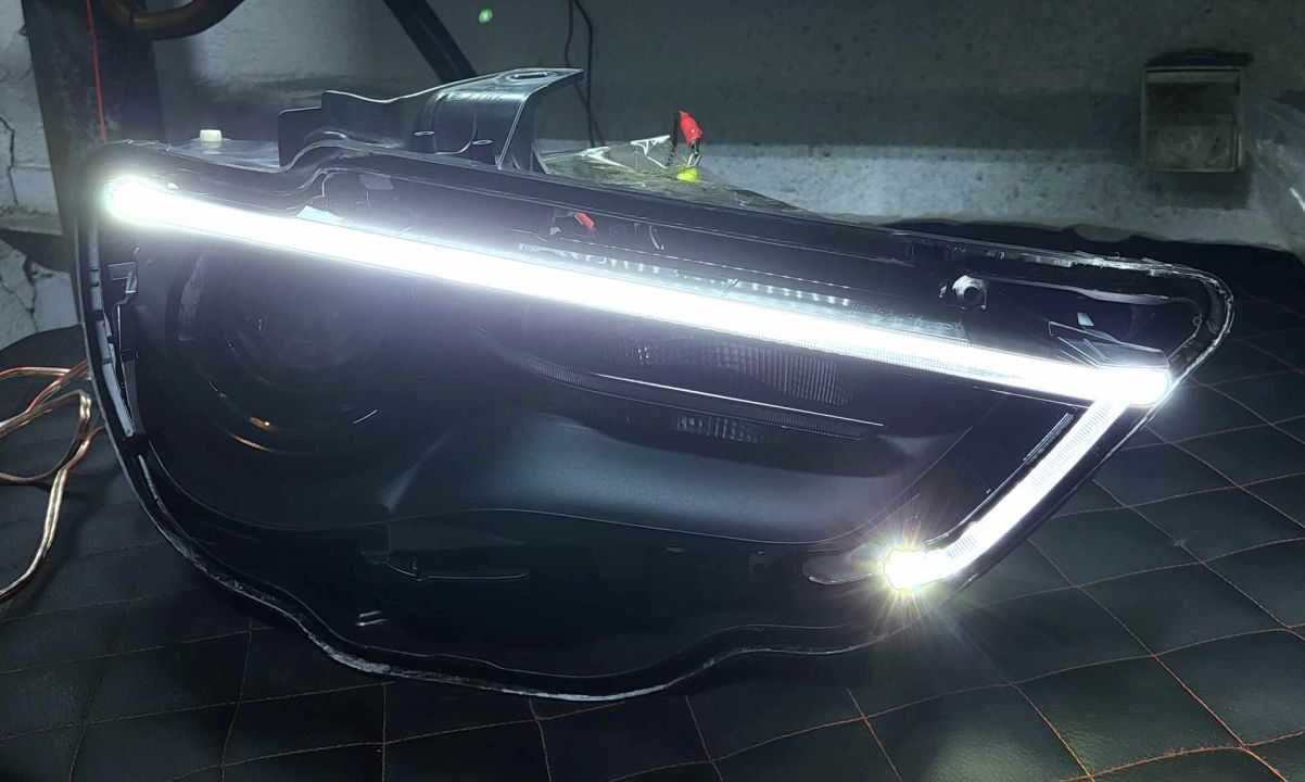 Światłowód lewy prawy lampy LED dzienne DRL Audi A3 8V 13-16 przedlift