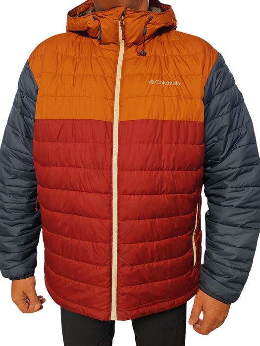 Super model outdoorowej kurtki z kapturem Columbia Omni-Heat XXL