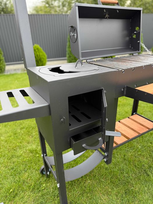 Мангал-барбекю з пічкою під казан/сковороду! Є різні мангали