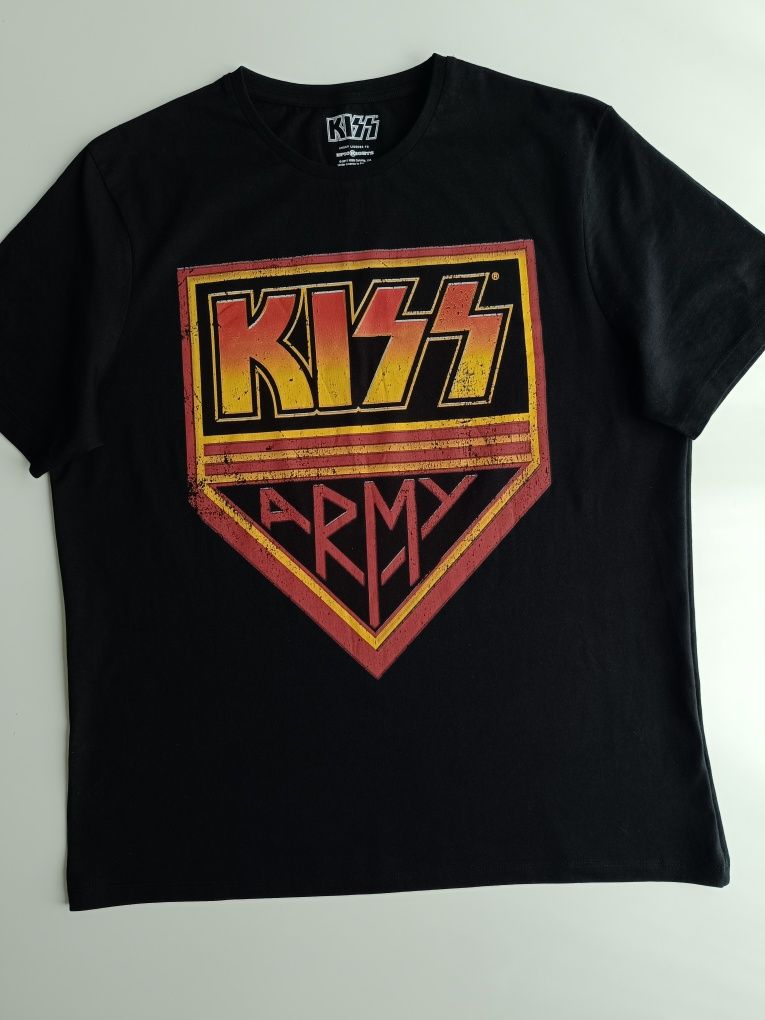 Оригинал Футболка KISS Army Рок мерч Rock n Roll