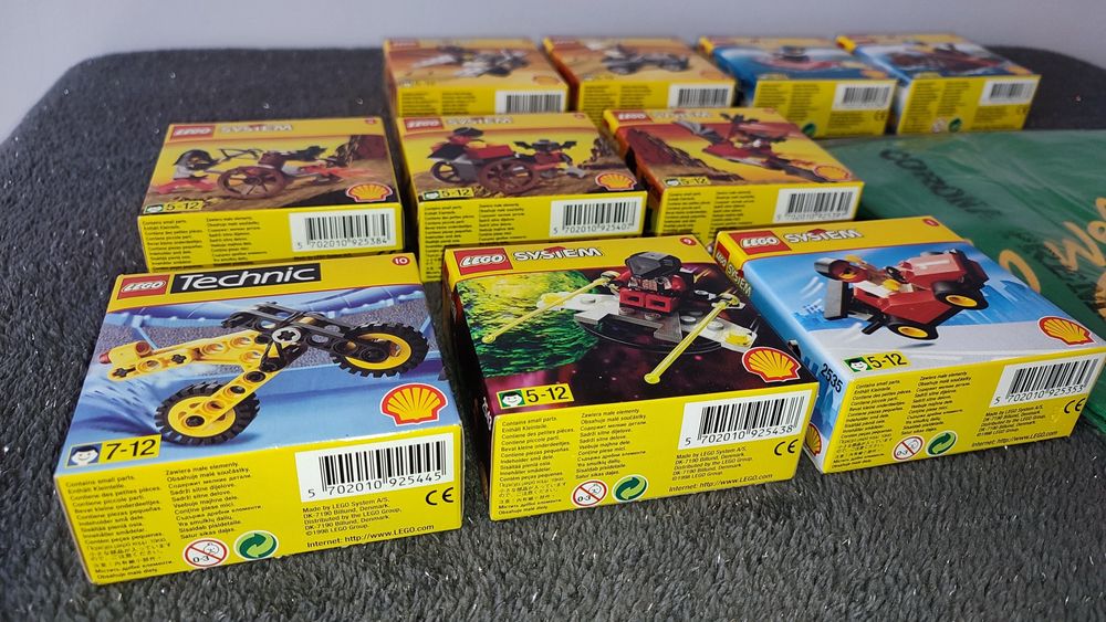 LEGO MISB Shell 1998 Cała Kolekcja Zestaw Lata 90