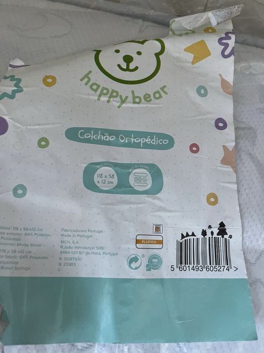 Berço,colchão ortópedico