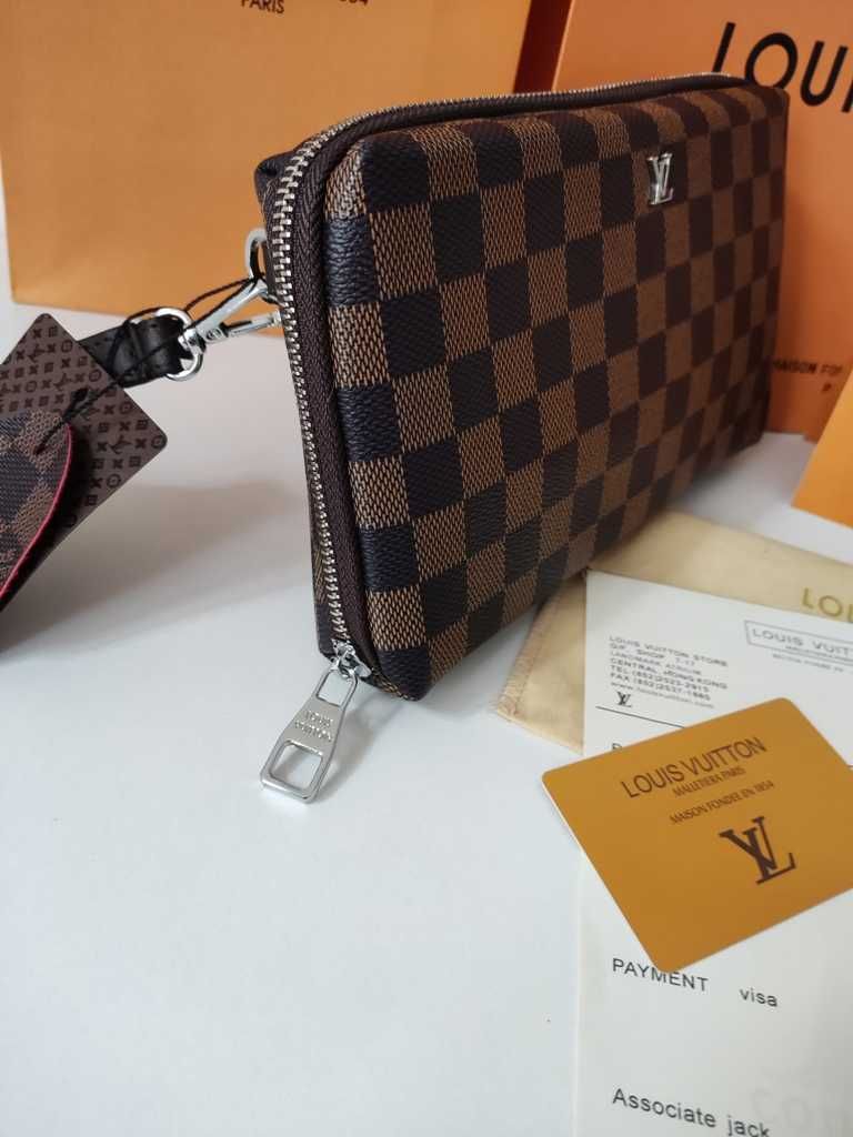 MĘSKI DUŻY Organizer Saszetka Torebka Louis Vuitton, skóra 30178