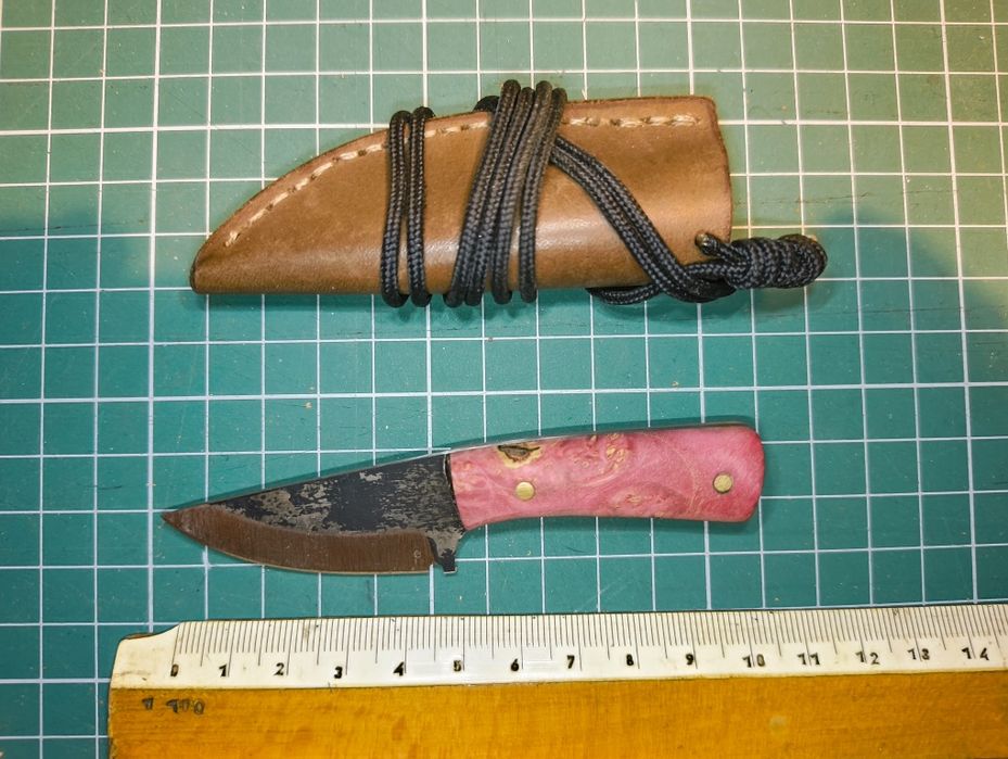 Nóż bushcraft neck na szyję