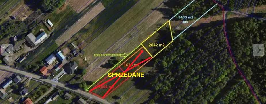 Na sprzedaż działka budowlana z warunkami zabudowy