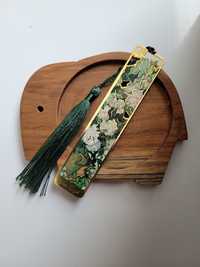 Metalowa zakładka dla książki kwiaty chwost Vincent van Gogh bookmark