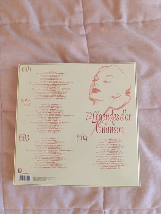 72 Légendes d'or de lá Chanson, 4cdbox
