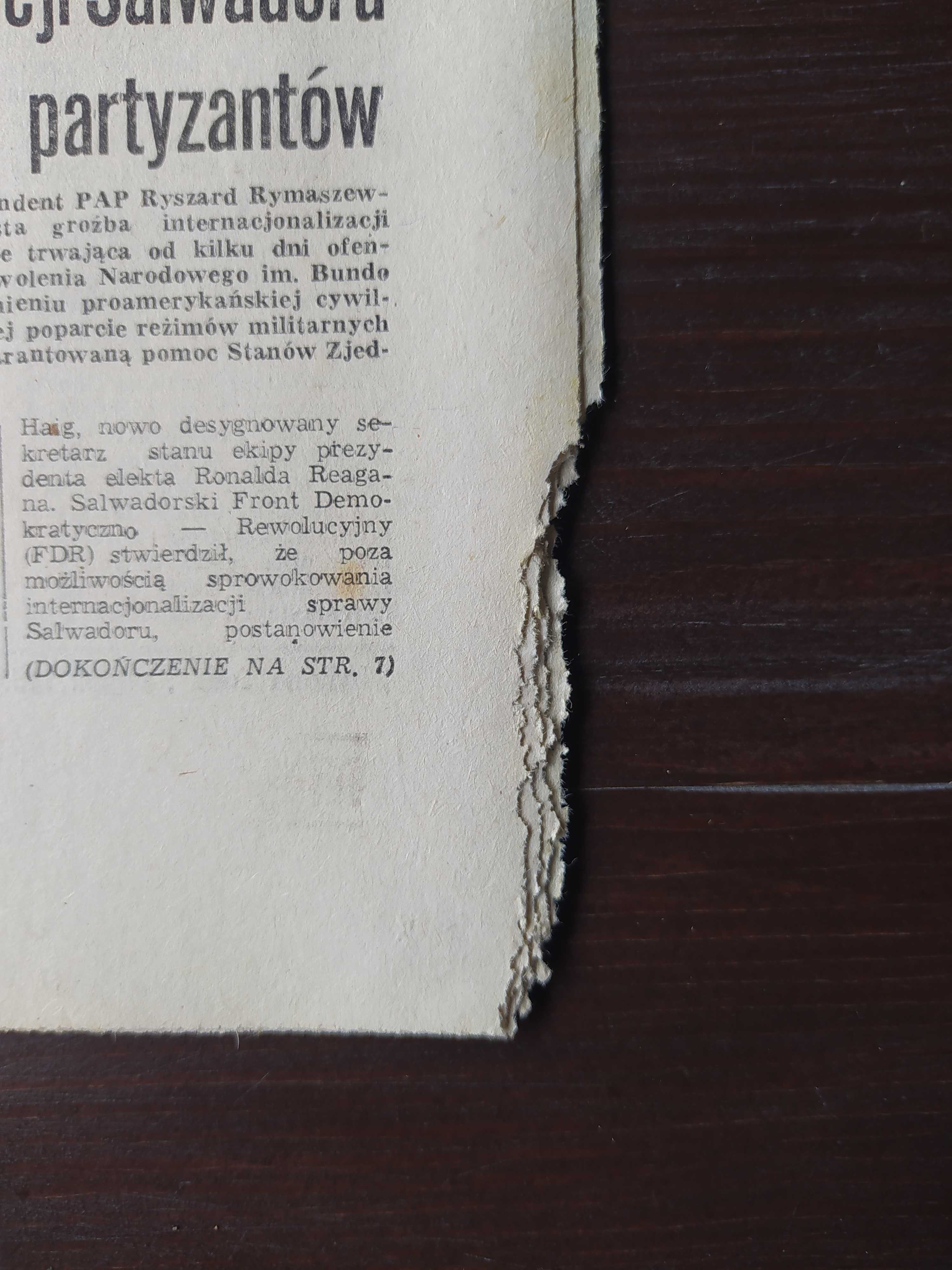 Gazeta TRYBUNA LUDU Nr 13 (11331), 16 I 1981r. PRL