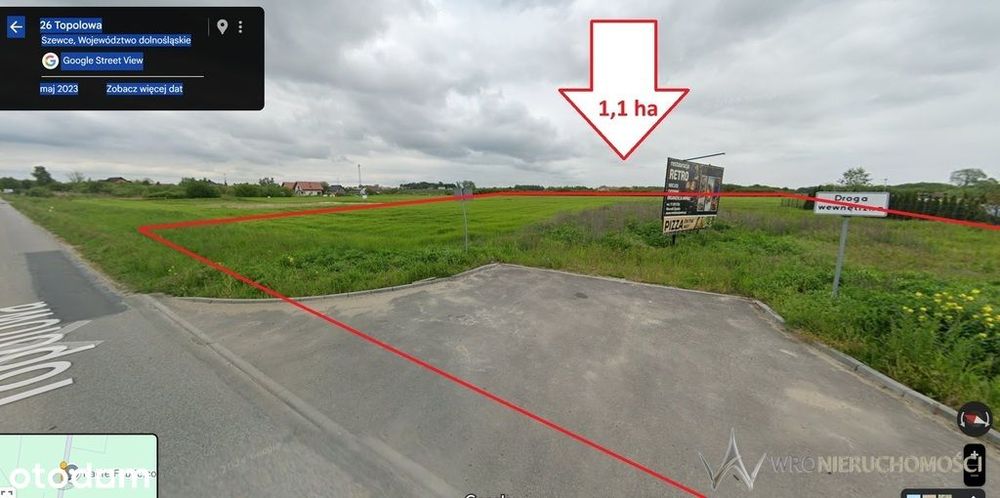 Działka Usługowa 11 000mkw |Szewce|