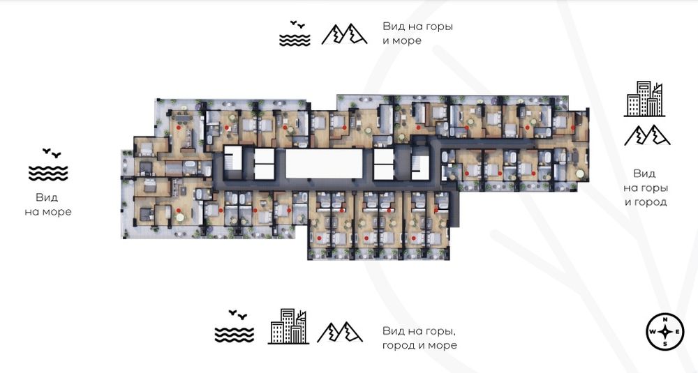 Апартаменти в Батумі Грузія 35 м2