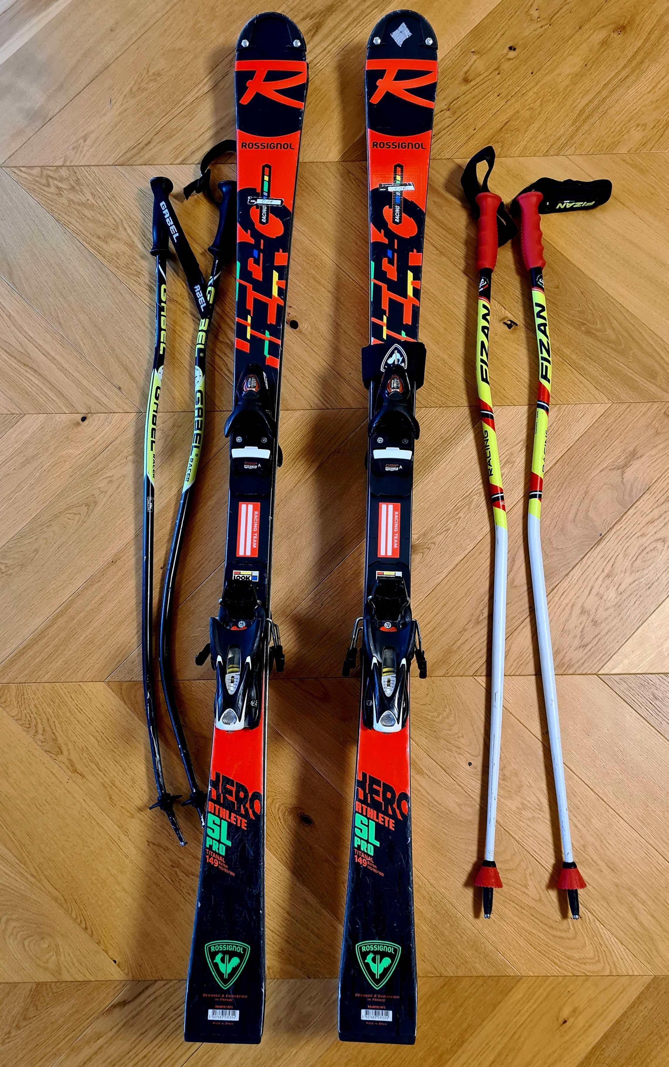 NARTY rossignol HERO athlete SL PRO titanal  +SPX 10