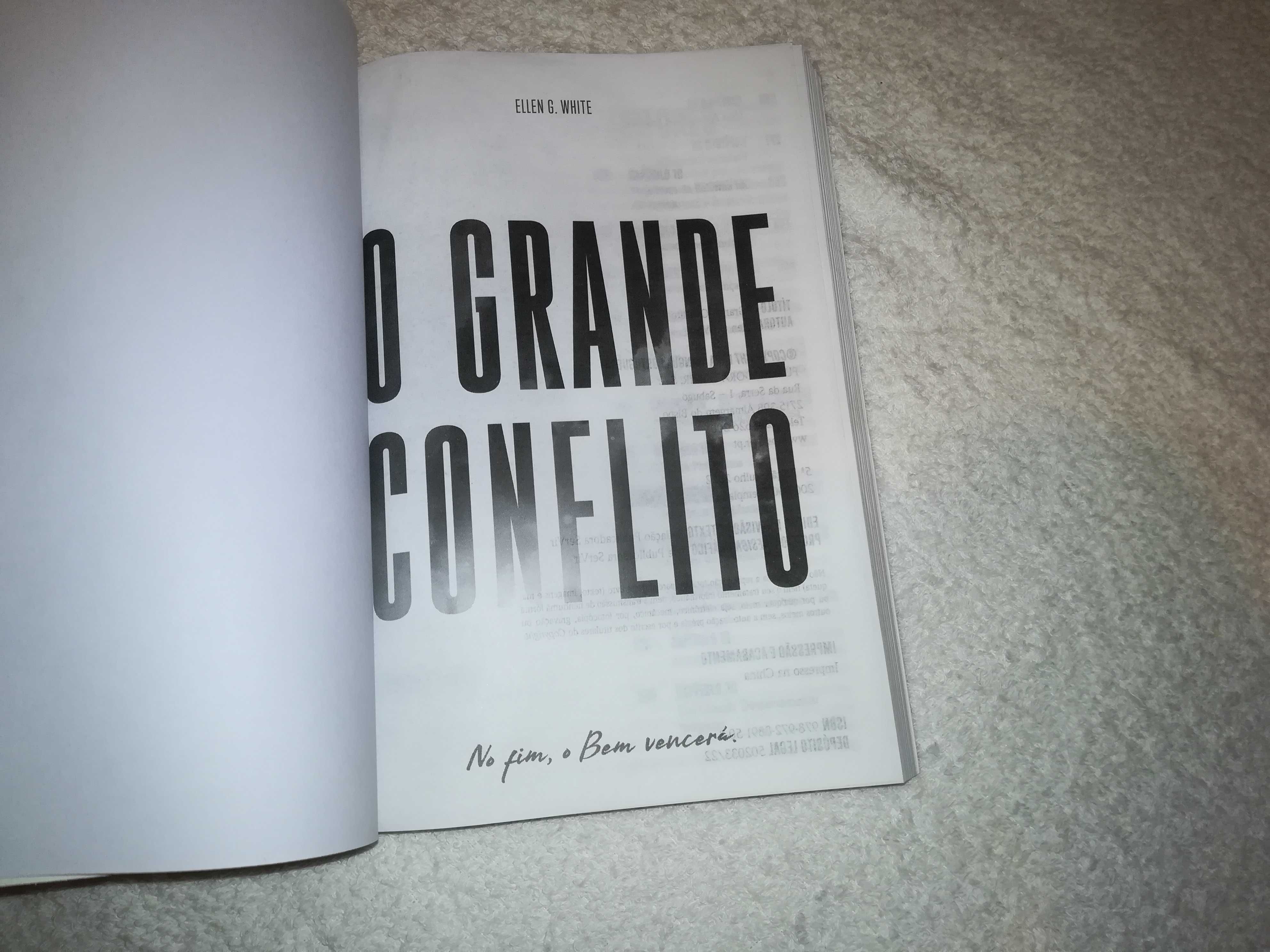 o grande conflito (ellen g. white) 5ª edição 2022 livro