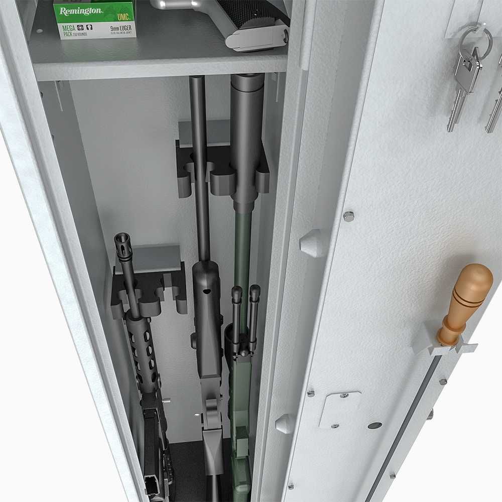 Szafa na broń SIEGEN kl. S1 uchwyt na 4 szt. broni zam. elektroniczny
