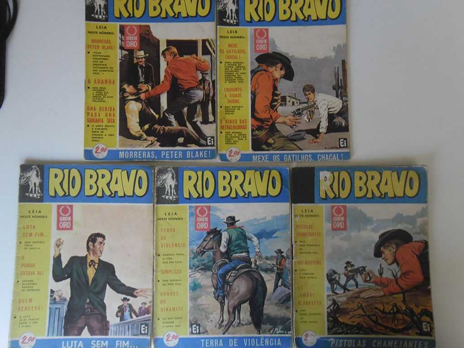 Alvo, Emílio Salgari, Ebal, Condor, Ciclone, Rio Bravo, Falcão