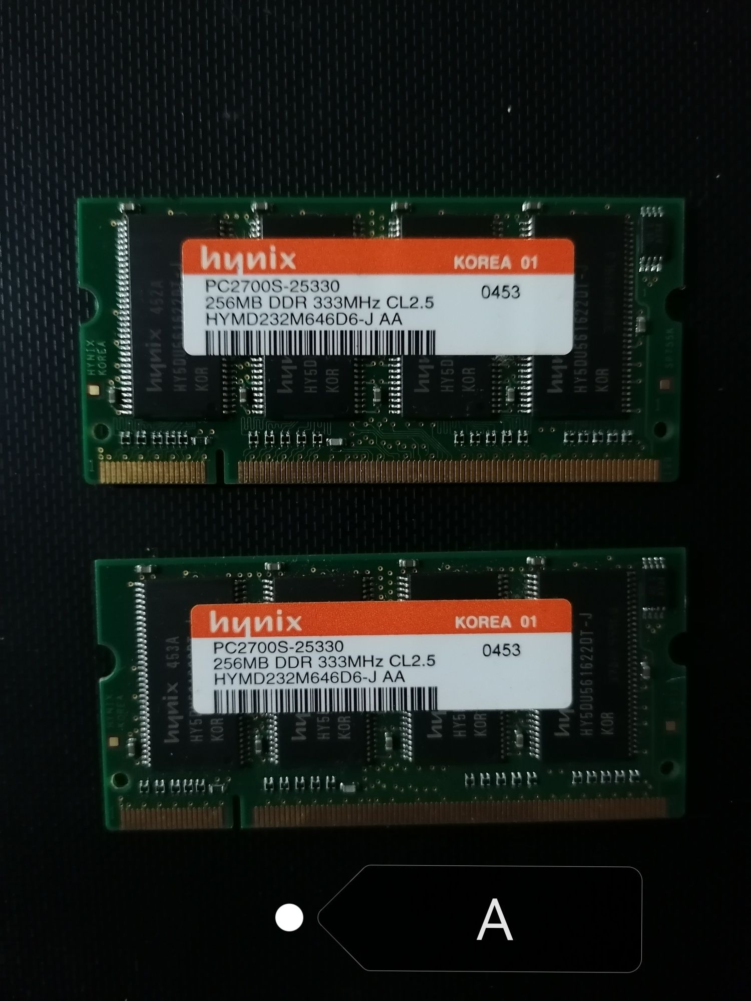Memórias portátil DDR 2GB