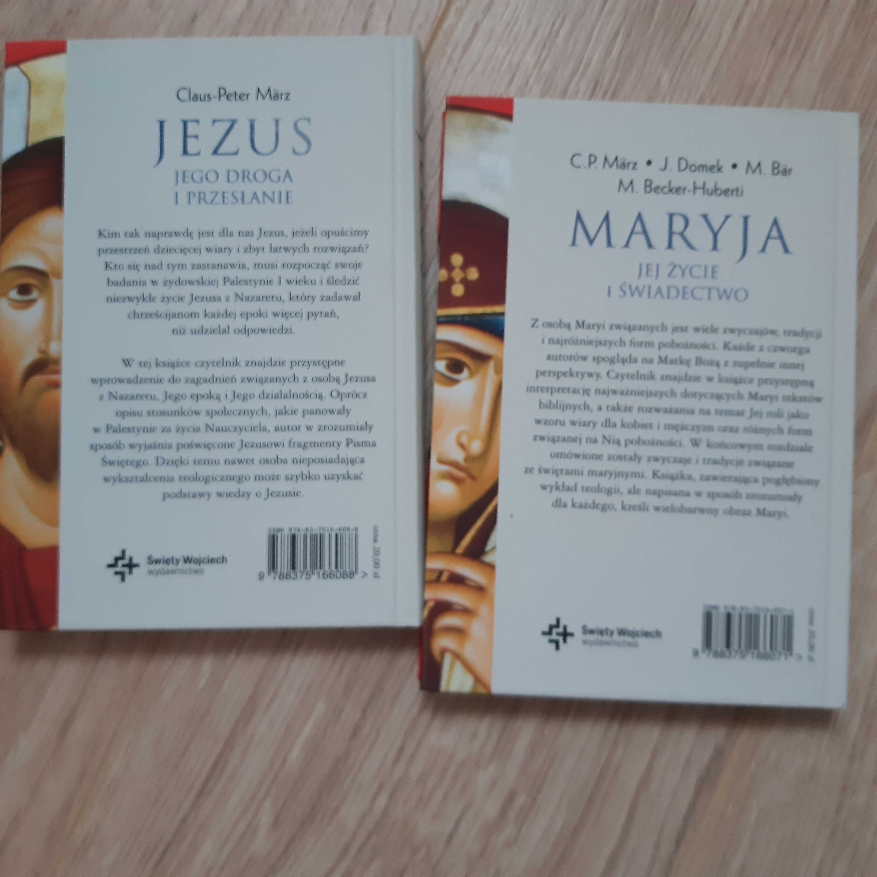 NOWE Zestaw 2 książki Jezus Maryja Claus-Peter Marz