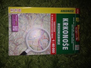 Karkonosze mapa Krkonoše 1:40 000 turystyczna 424
