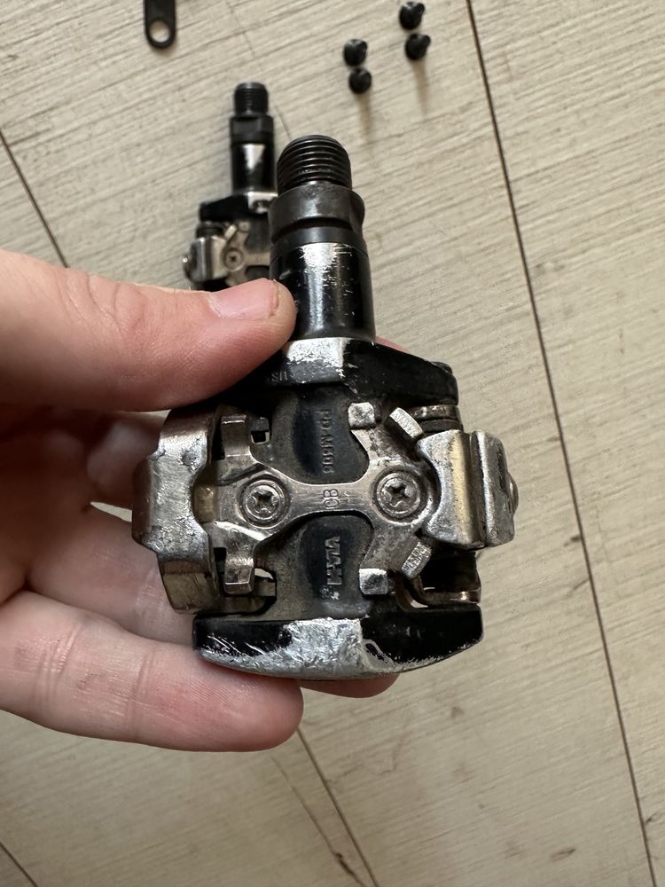 Контактні педалі Shimano pd-m505 з шипами sh51 гревел турінг шоссе