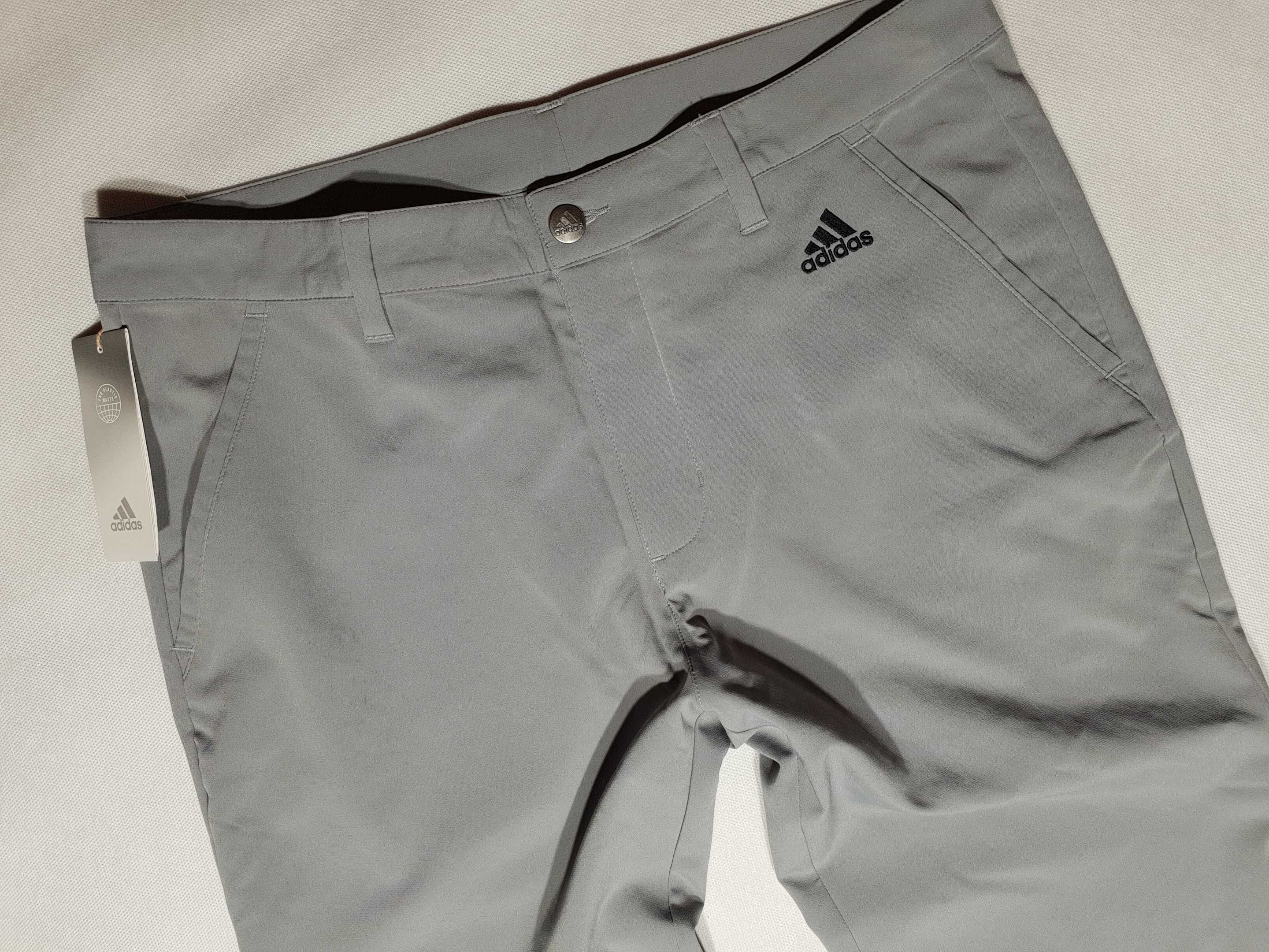 ADIDAS szare spodnie chino tech pant W34L30 90cm