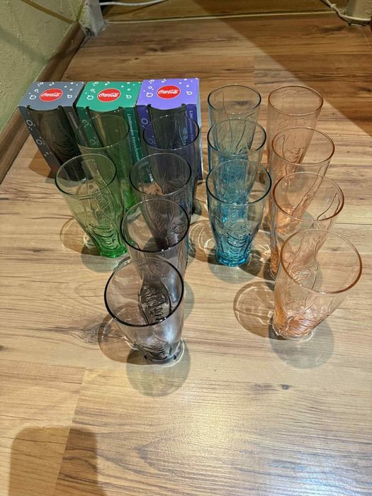 Limitowane szklanki Coca Cola 2019, 2020,2021