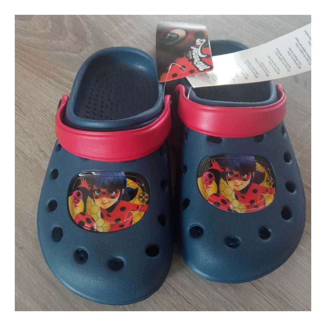Buty typu crocs Miraculum Biedronka i Czarny Kot 31/32