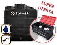 Zbiornik do wody deszczowej SWIMER 10000 L + mobiBOXX 300L