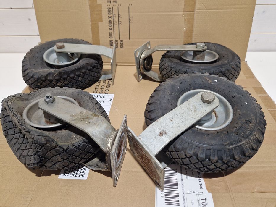 Kółka wózka transportowego