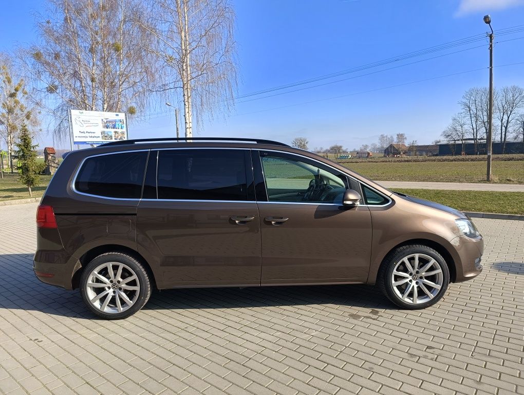 VW Sharan 2.0 170kM /DSG/CARPLAY/ WEBASTO Top Stan