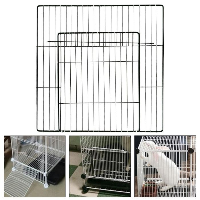 Kojec dla szczeniaka MODUŁOWY wybieg Drzwiczki  1x 35x35 cm CZARNY