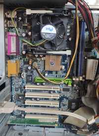 Gigabyte GA-8S648, Celeron 1,5, DDR1 256Mb, 7600GS, HDD 40Gb, БП 300Вт