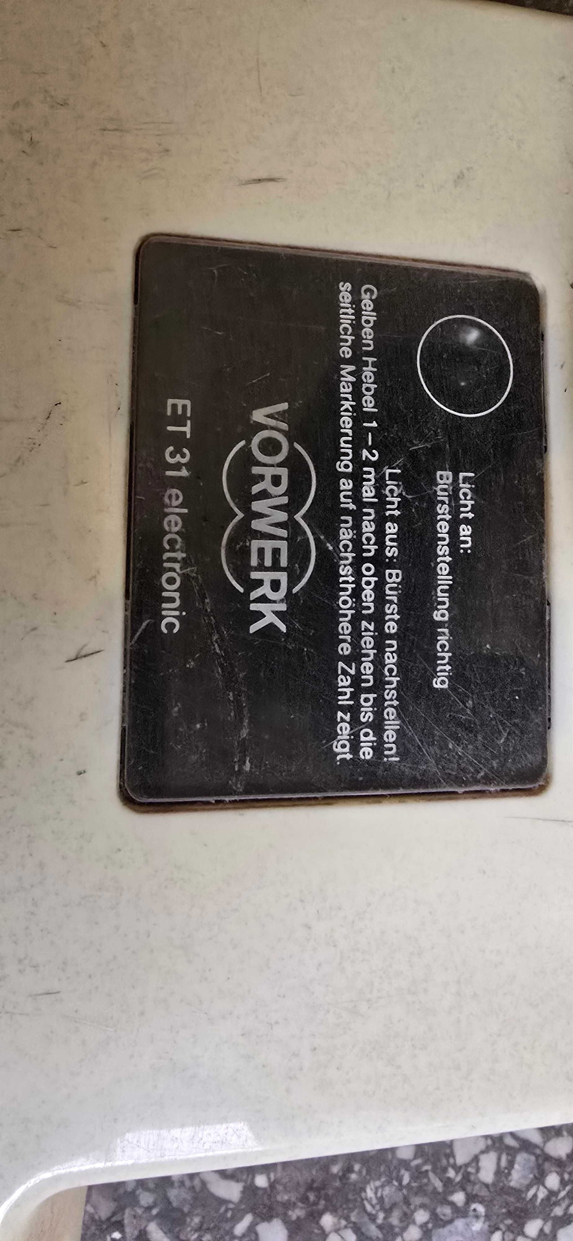 Odkurzacz firmy Vorwerk model Kobold ET 31 electronic