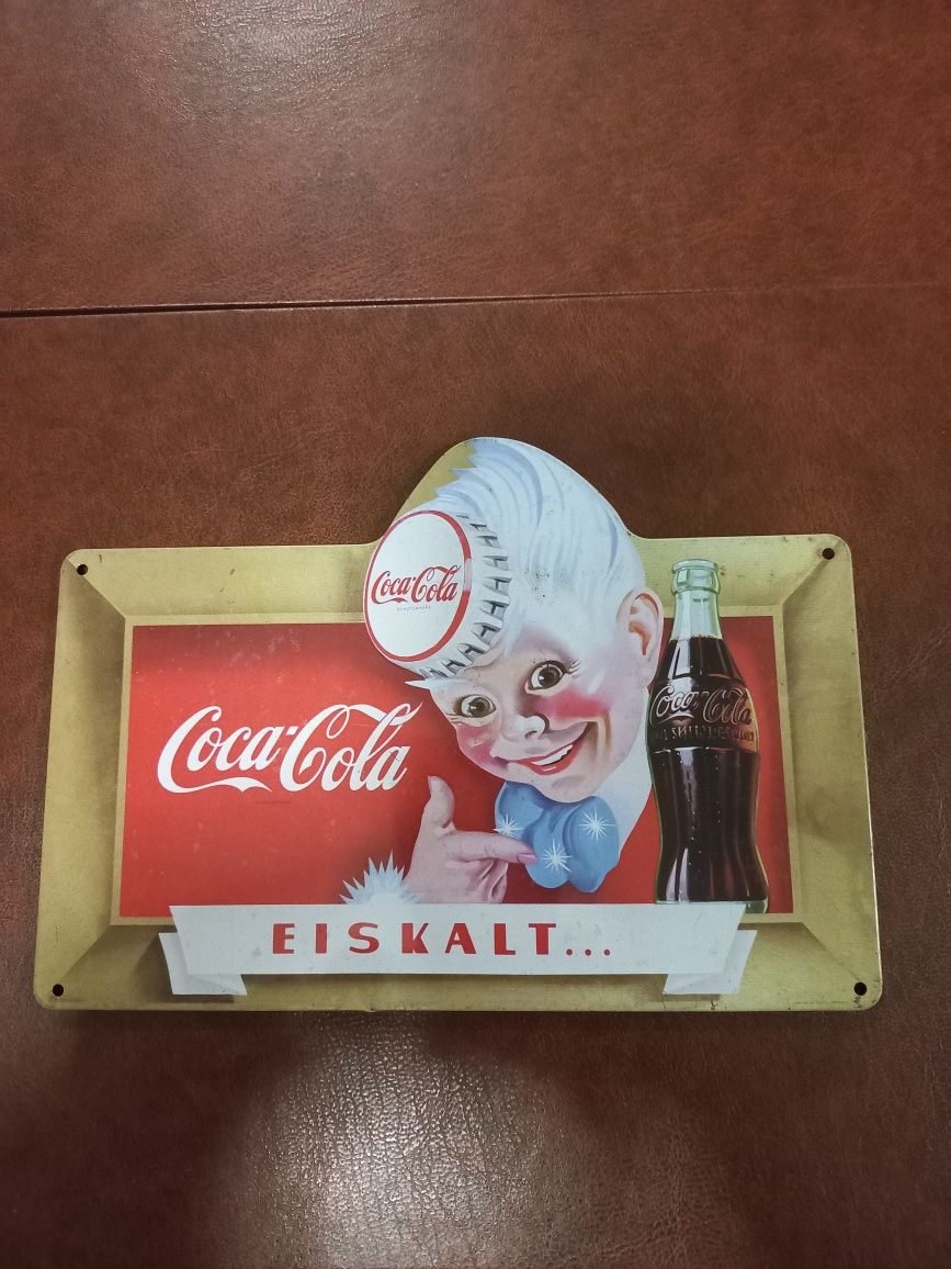 Placa Coca-Cola de coleção