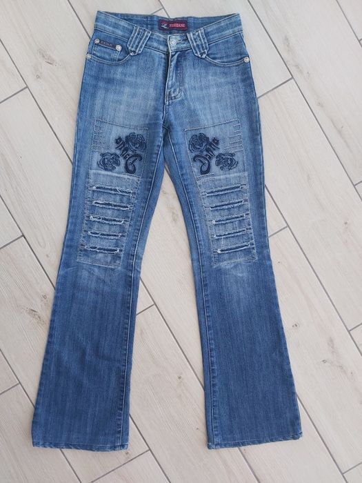 Джинсы клеш  на бедра до 92 см