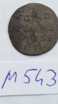 L M543, solid schilling szeląg Prusy 1733 starocie wyprzedaż