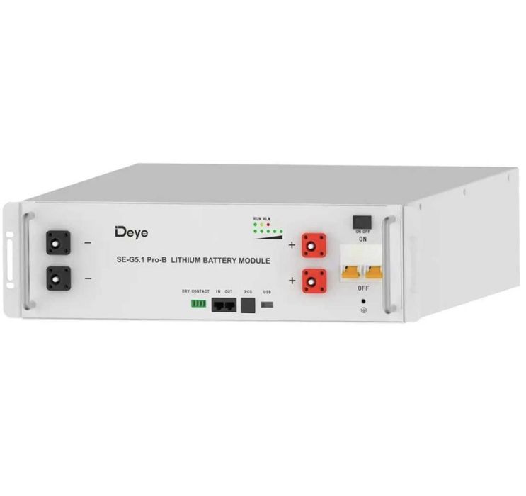 В НАЛИЧИИ Акумулятор Deye SE-G5.1Pro-B LiFePO4 51,2V/100AH, 5120W*h