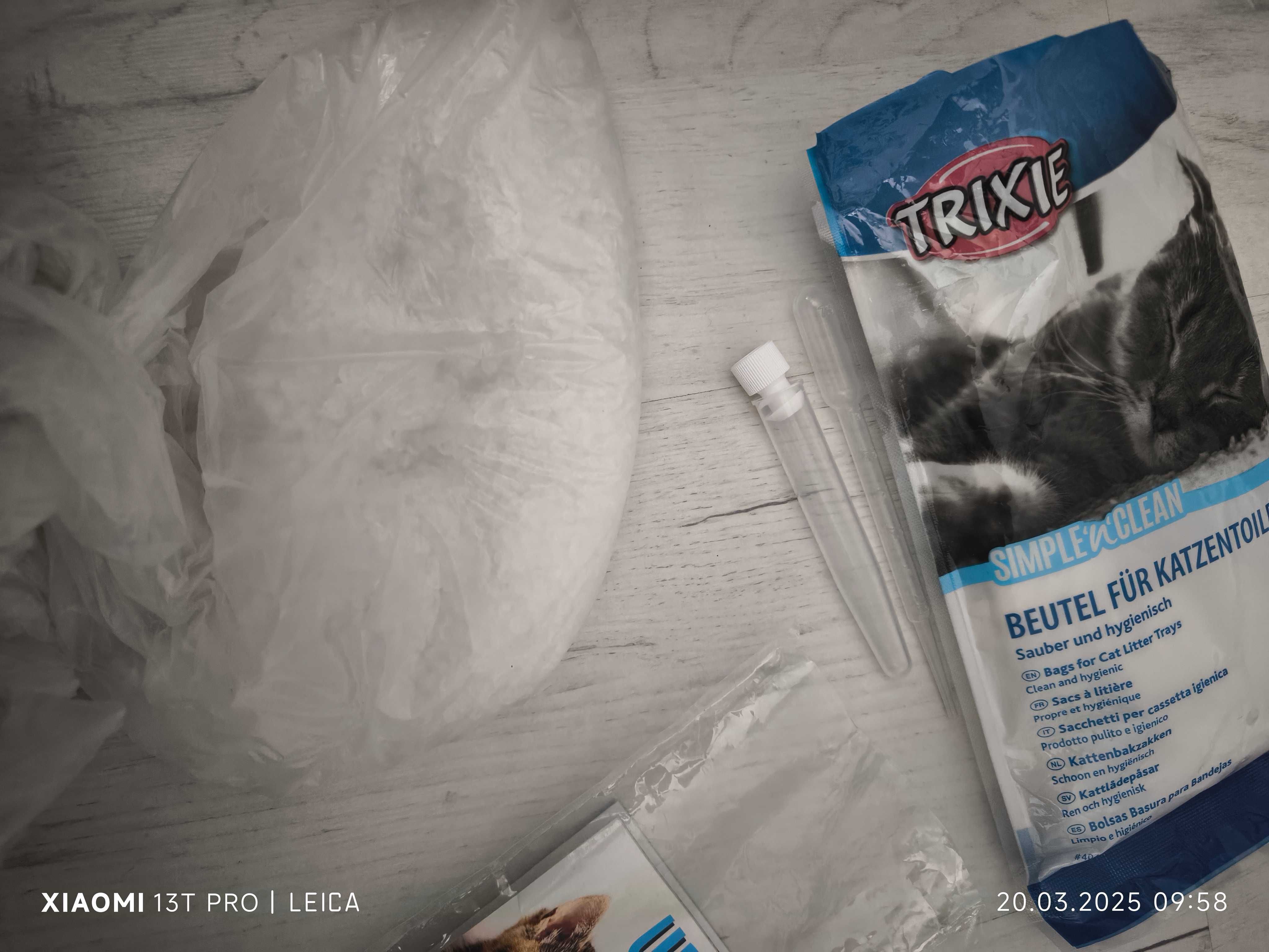 Żwirek silikonowy probowka plus worki do kuwety