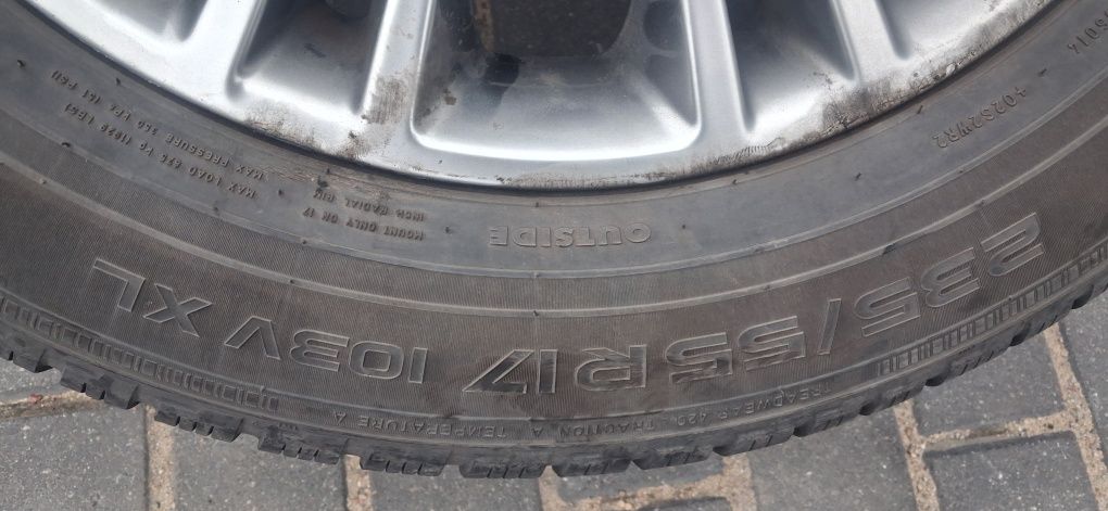 Alufelgi z oponami do ford kuga mk2 235/55 17 cali