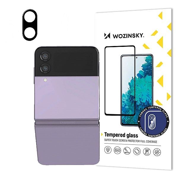 Wozinsky Full Camera Glass szkło hartowane Samsung Galaxy Z Flip 4 na