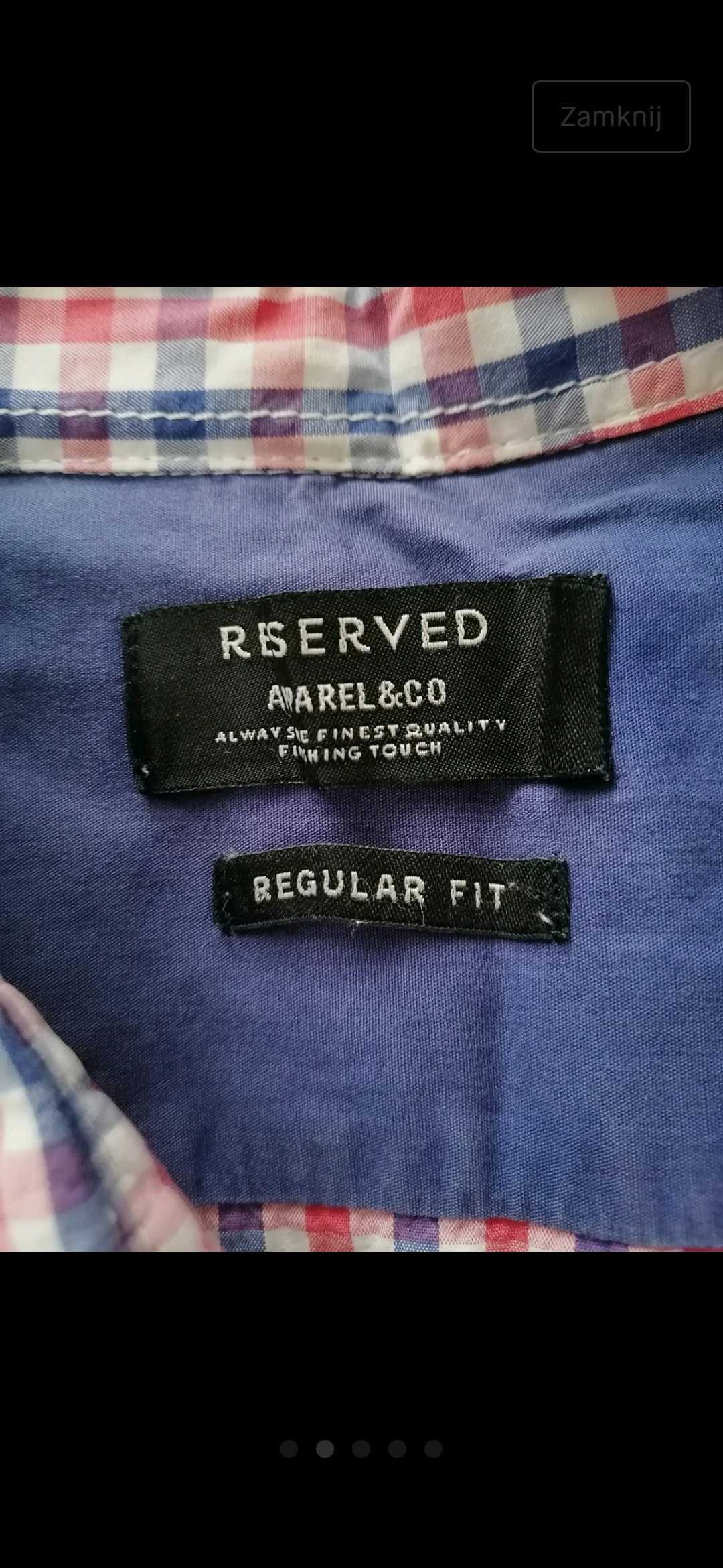 Koszula męska z krótkim rękawem Reserved rozm M Regular Fit
