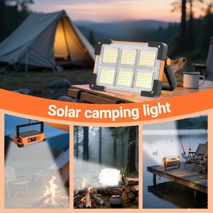 Luz Led a Bateria Solar Multifunções