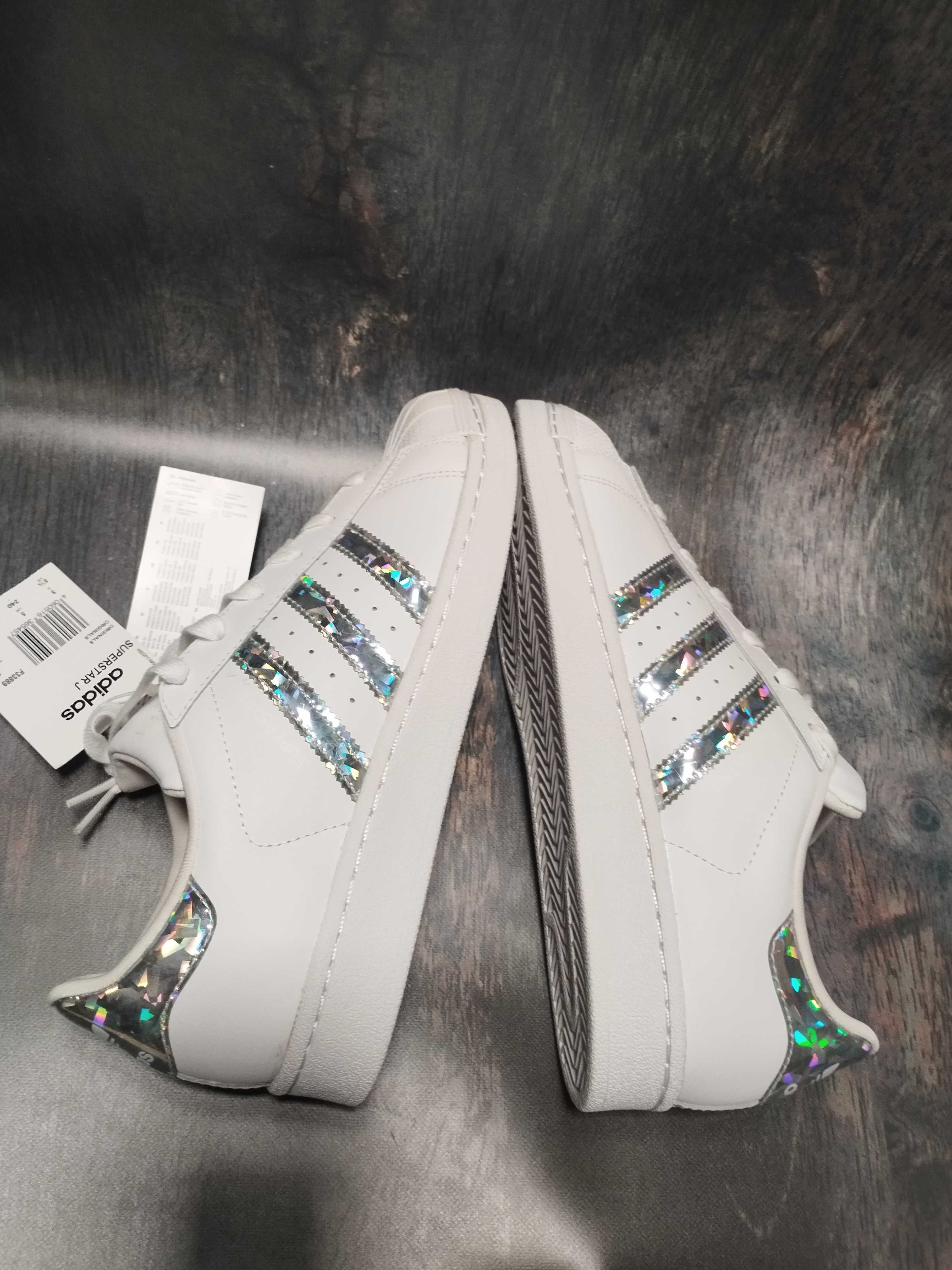 Nowe i oryginalne buty Adidasy Superstar z Hologramem