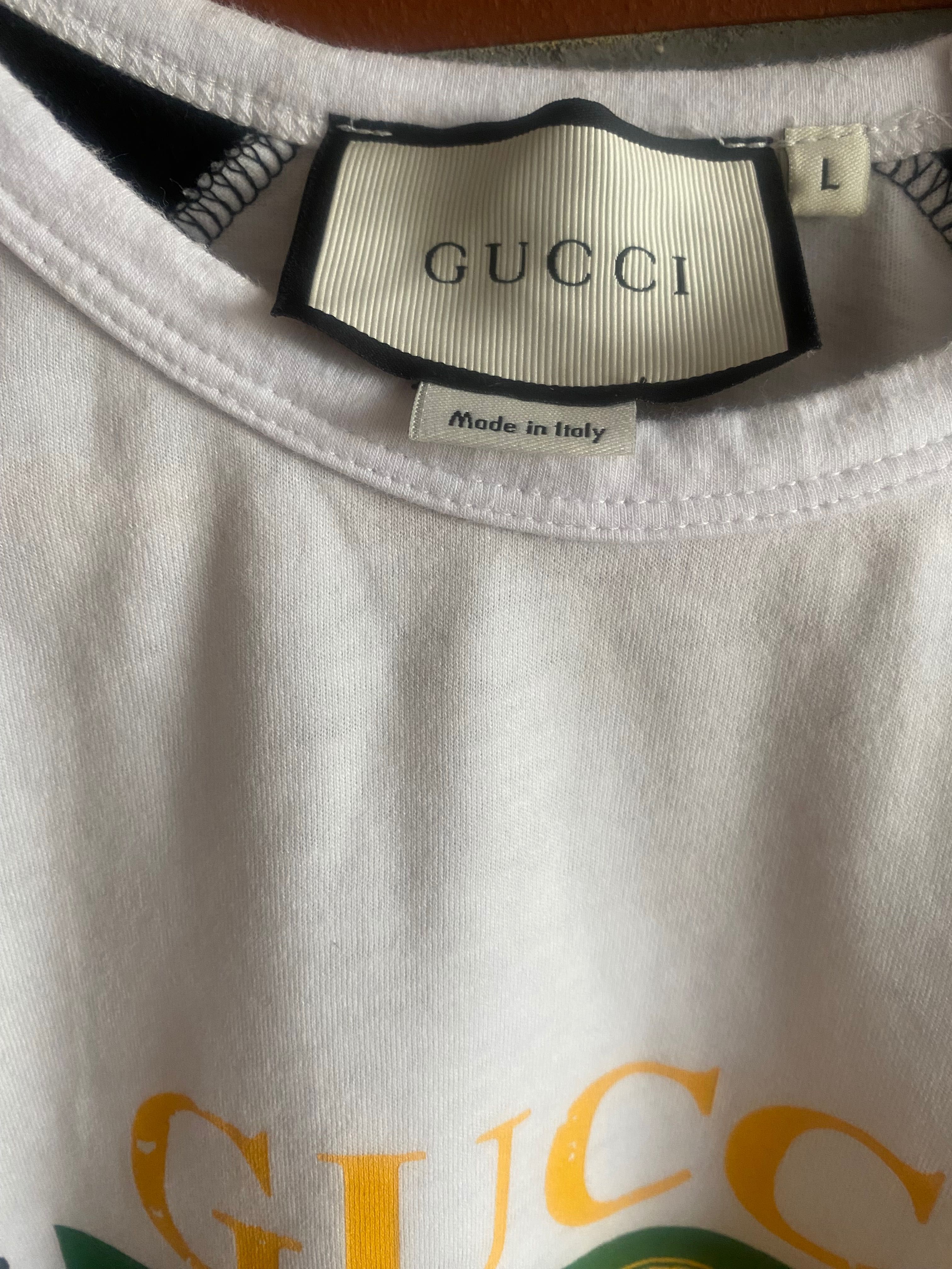 T-shirt Gucci retro logo unisex